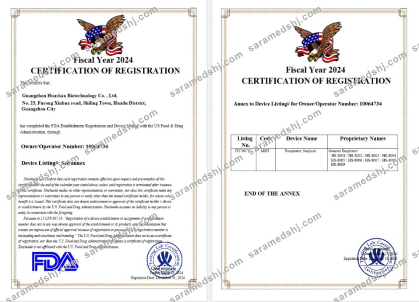 USA certificate of registration Word and PDF template
